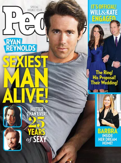 People's Sexiest Man Alive 2010 Ryan Reynolds