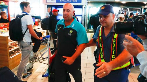 Coach Darren Lehmann didn't know about the ball tampering. (EPA/AAP)