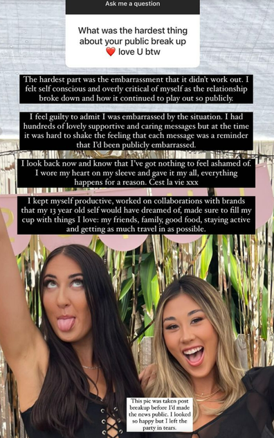 Love Island's Tina Provis speaks about break up with Mitch Hibberd.