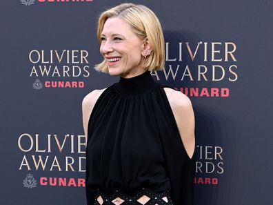 Cate Blanchett attends The Olivier Awards 2026 with Cunard at the Royal Albert Hall on April 12, 2026 in London, England. 