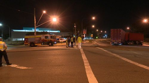 NSW police have confirmed the driver of the truck managed to escape unharmed.