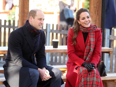 Prince William and Kate Middleton visit Cardiff, Wales during their Royal Train tour.