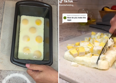 hard boiled egg hack no peeling using oven on tiktok