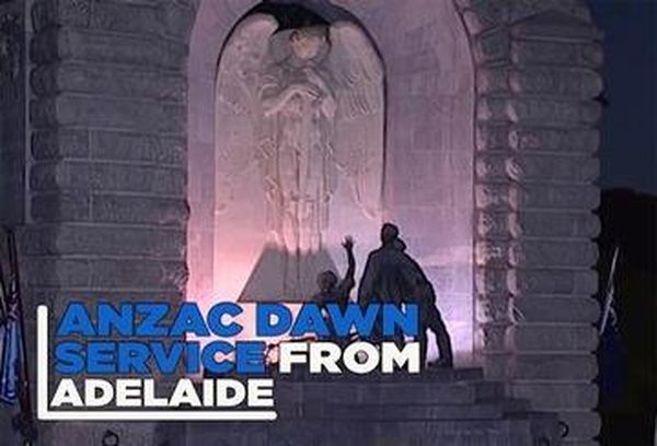 Anzac Dawn Service From Adelaide