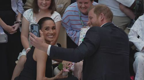 Prince Harry and Meghan Duke and Duchess of Sussex Royal Children's Hospital visit