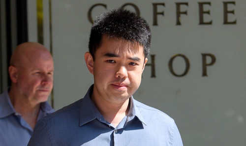 Nicholas Chia Wei Chu, 27, of Randwick in Sydney's eastern suburbs