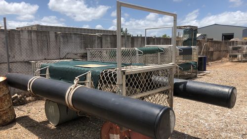 A crocodile trap has been stolen from an NT river.