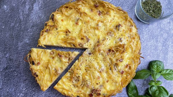 Spaghetti frittata recipe