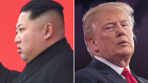 US President Donald Trump and North Korean leader Kim Jong Un. 