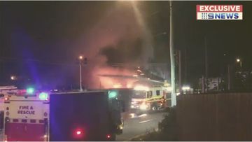 Police are investigating after two blazes at separate laundromats in Brisbane early this morning.