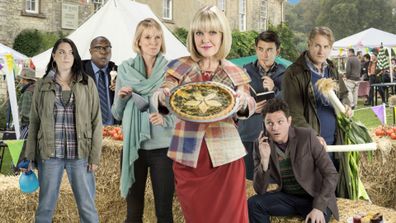 Ashley Jensen in Acorn TV original series Agatha Raisin