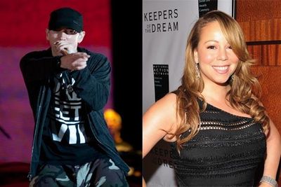 There's nothing like dissing an ex to kick off a good barney. But not too many of them spawn a number of hit singles.<br/>Eminem first dissed Mariah on his 2002 song "Superman", and the row has continued ever since, with each artist offering their own disses against the other on all of their subsequent albums. Mariah had the last word with her single, "Obsessed", and despite Eminem's best efforts he hasn't managed to top that in the charts yet.