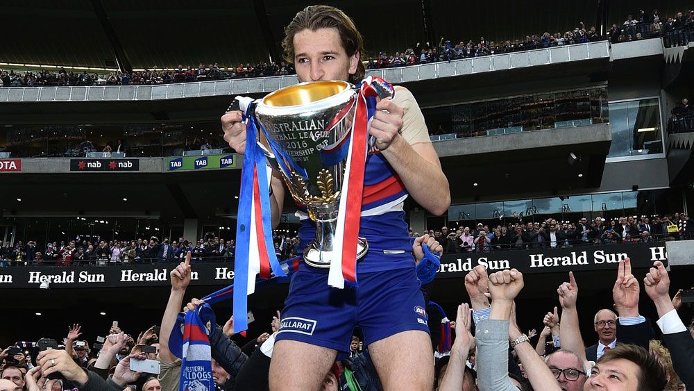 Marcus Bontempelli was recognised as the Bulldogs' best. (AAP)