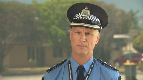 Inspector Brett Baddock speaks on piece of concrete thrown at pregnant woman in Karawara