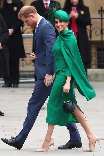 The 'Fab Four' reunite for the final time on Commonwealth Day as Harry and Meghan step down as senior 