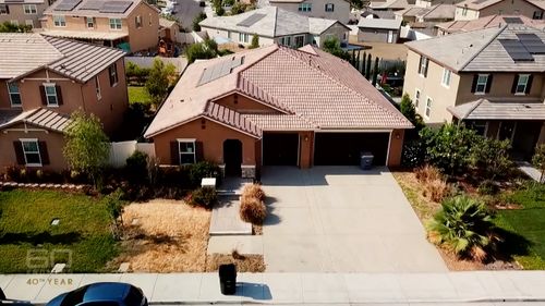 The Turpin family home sits on a quiet street in Perris, around 110km from Los Angeles.