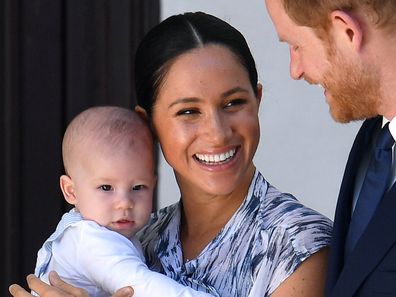 Archie Mountbatten-Windor and Meghan Markle