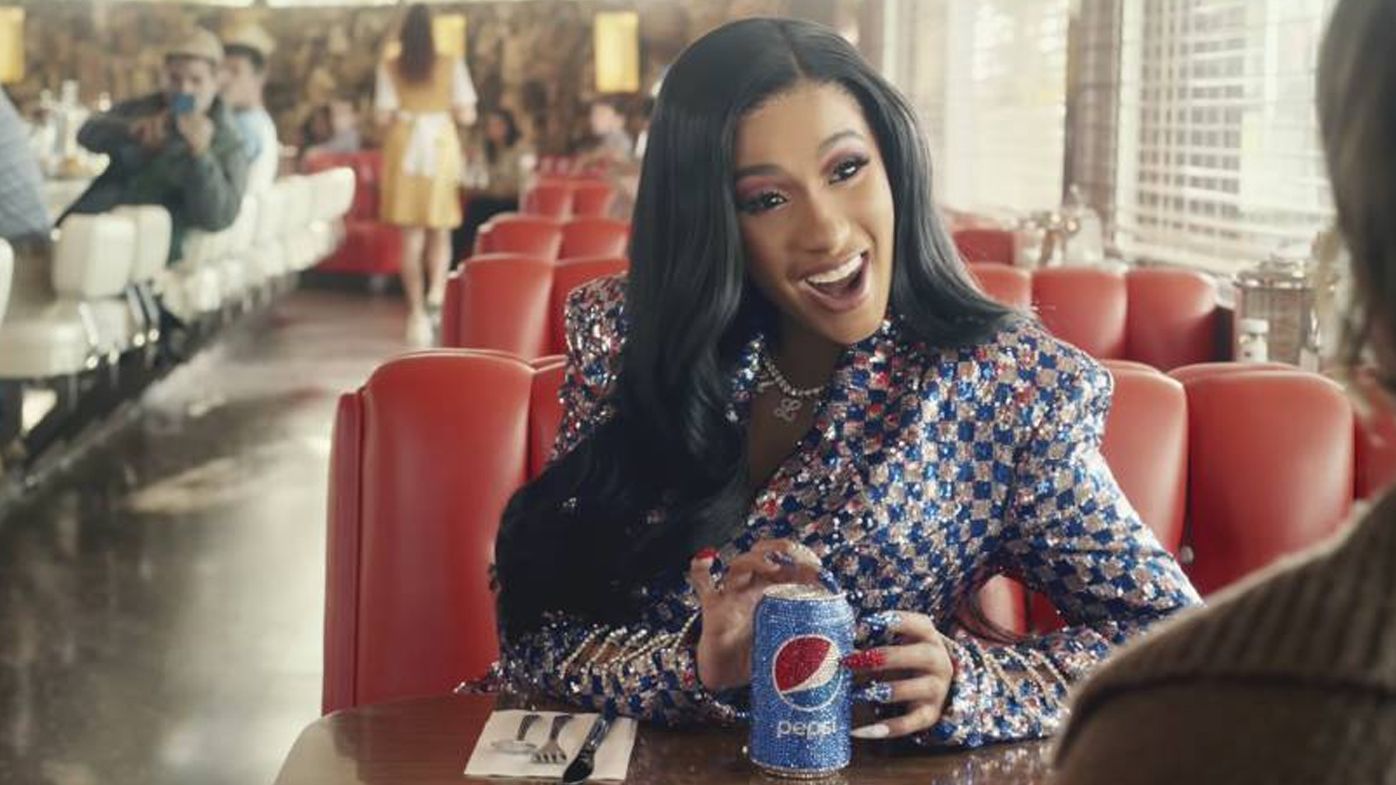 Cardi B in a Pepsi ad