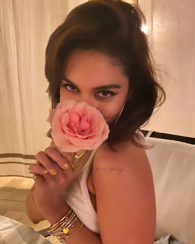 Vanessa Hudgens shares a loved up selfie with MLB boyfriend Cole