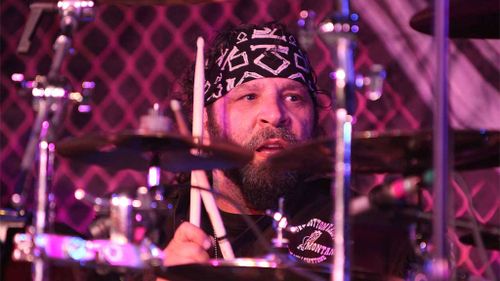 A. J. Pero performs at the Twisted Sister 30th Anniversary Stay Hungry Tour at Starland Ballroom on May 17, 2014 in Sayreville, New Jersey. (Getty Images)