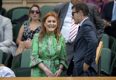 Jason Isaacs and Sarah Ferguson
