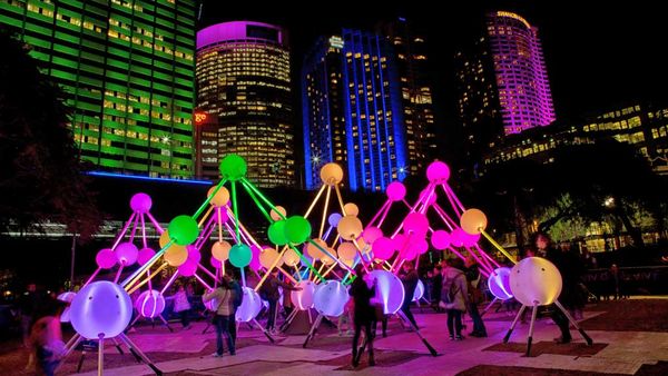 Vivid Sydney with kids