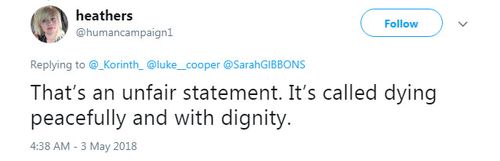 Exit International founder Philip Nitschke said people should respect the scientist's decision to have a dignified death. Picture: Twitter.