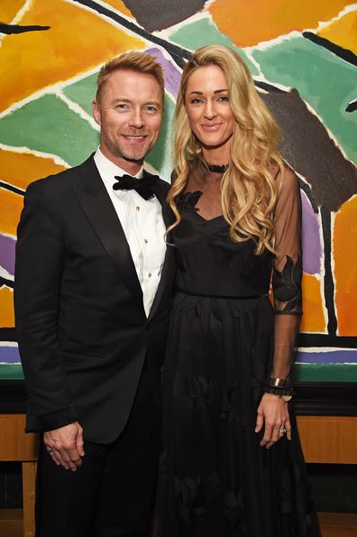 Ronan Keating and his wife Storm attending the 9th Annual Global Gifting Gala held at the Rosewood Hotel on November 2nd, 2018 in London, England.