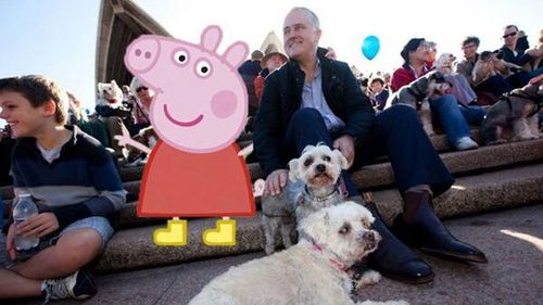 Malcolm Turnbull saves Peppa's bacon