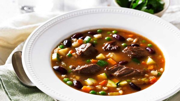 Beef, barley and vegetable soup by BeefandLamb.com.au MLA