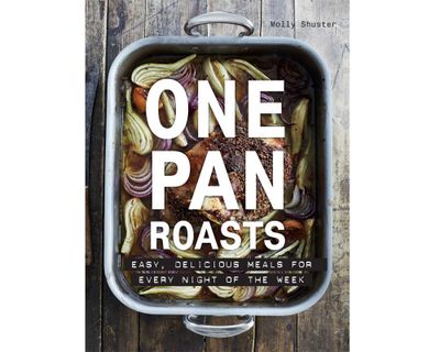 <a href="https://www.murdochbooks.com.au/browse/books/cooking-food-drink/general-cookery-recipes/One-Pan-Roasts-Molly-Shuster-9781760522520" target="_top" draggable="false"><em>One Pan Roasts </em>by Molly Shuster (Murdoch Books), RRP $35.</a>