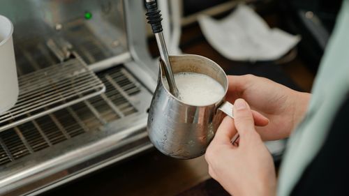 Stock image of a barista