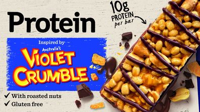 Violet Crumble protein bar