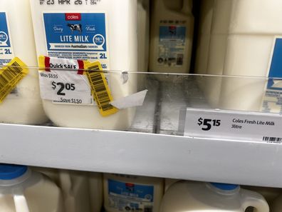 Coles is raising the price of its private label milk after a plea from Australian dairy farmers