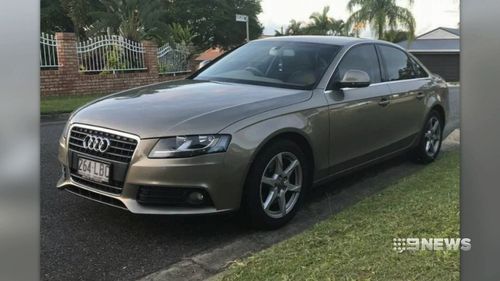 The Audi A4 was stolen during the test drive by the armed thugs. (Supplied)