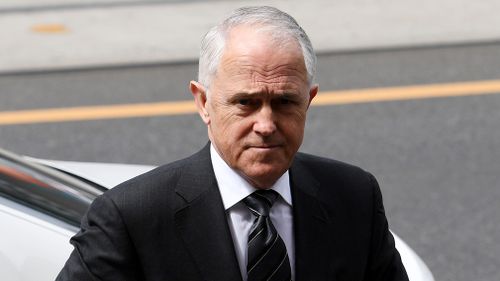 Mr Turnbull in Melbourne today. (AAP)
