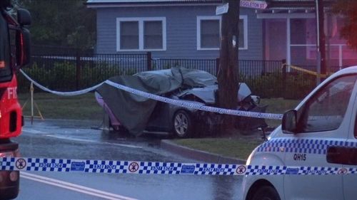 There were eight road related deaths over the weekend in NSW, including this crash in Blacktown that killed a 17-year-old girl.