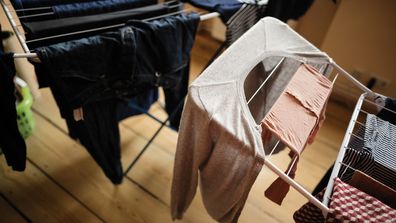 laundry drying indoors