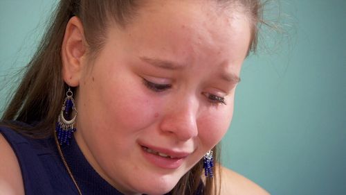 Chloe Davenport, 14, has complex regional pain syndrome.