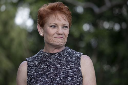 One Nation Senator Pauline Hanson has withdrawn her support for the government's corporate tax cut plan. Picture: AAP