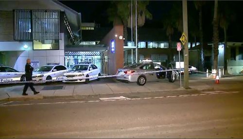 A taxi driver was stabbed in the head in Sydney's inner west last night. Picture: 9NEWS