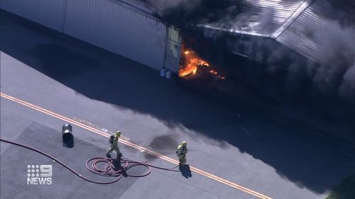 Jandakot airport blaze