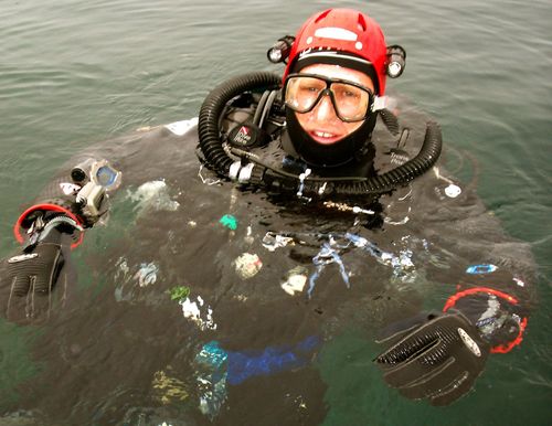 Dr Harris is an experienced diver and rescue expert. Picture: Supplied