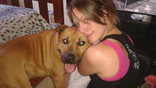 Jo Hamilton with her beloved dog Bandit. (Facebook)