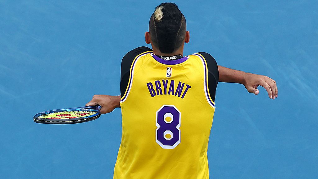 Rafael Nadal and Nick Kyrgios pay tribute to Kobe Bryant during Australian  Open