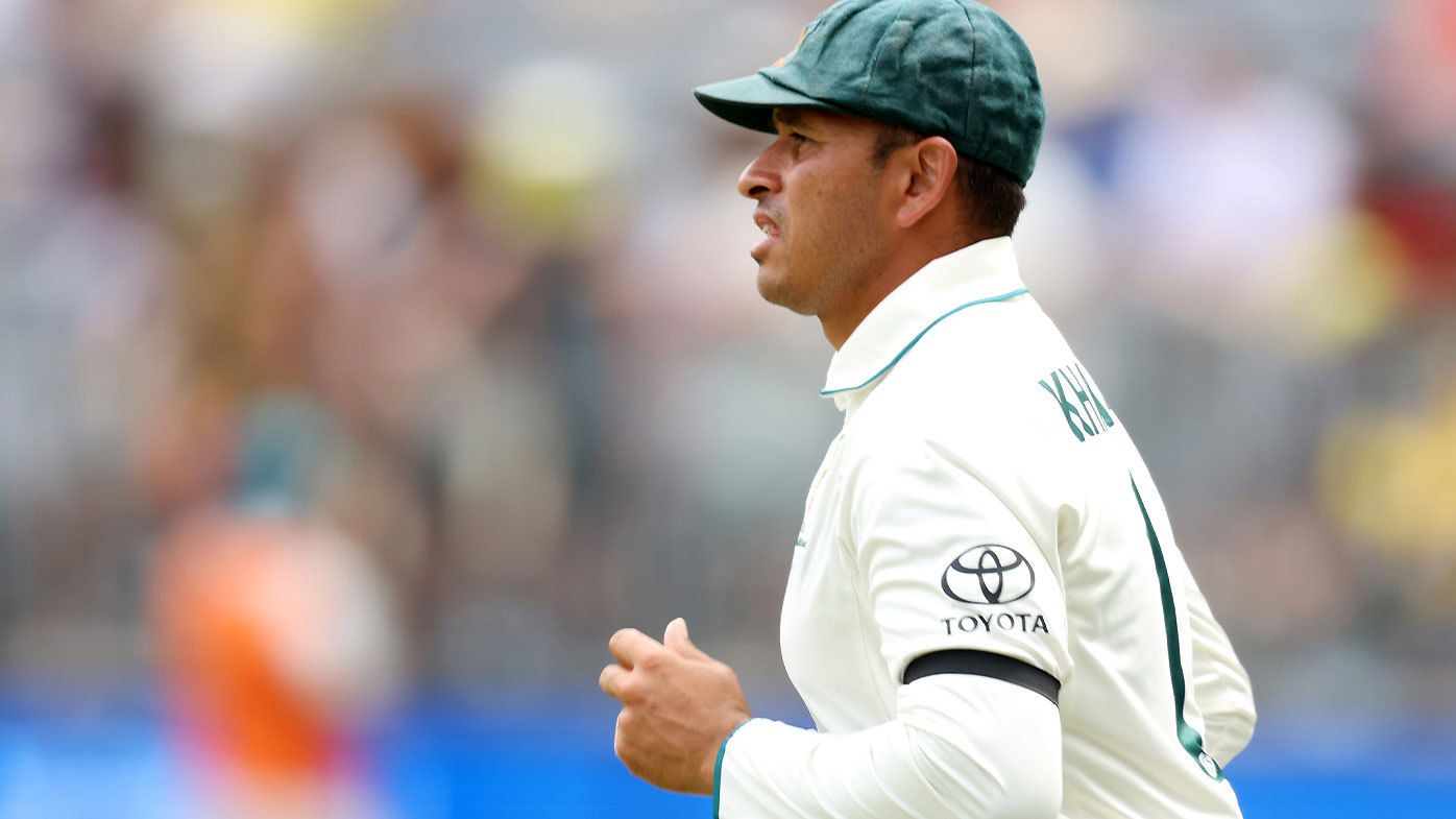 Usman Khawaja has been reprimanded by the ICC for wearing an armband during the first Test against Pakistan