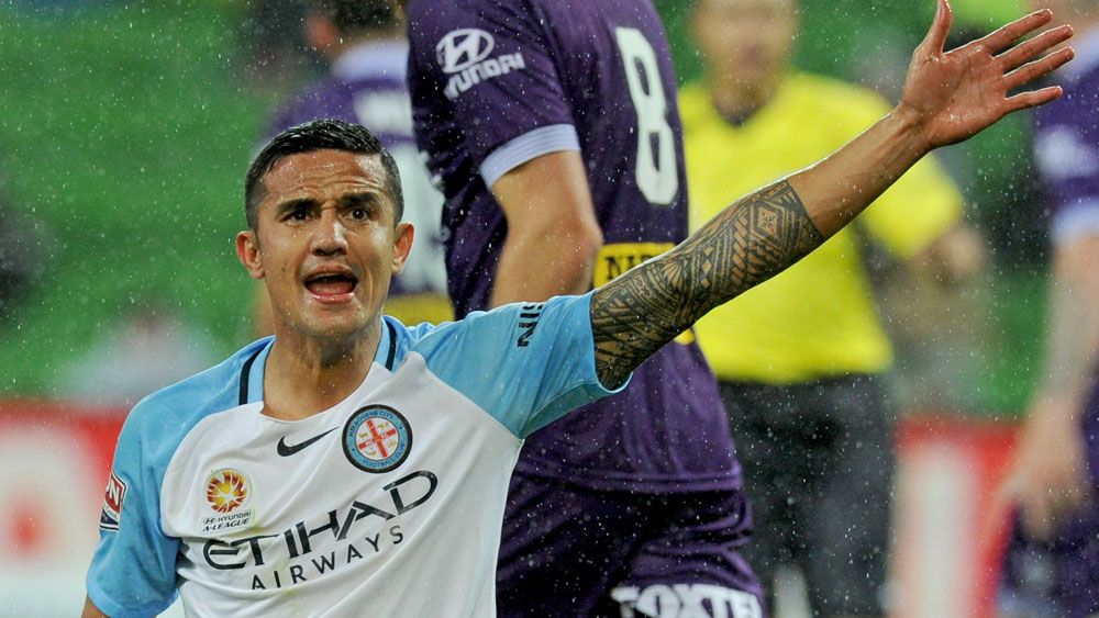 Tim Cahill and Melbourne City have been afforded a home final in the FFA Cup. (AAP)