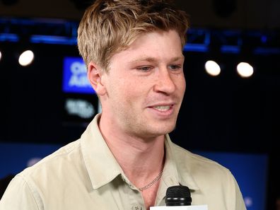 Robert Irwin visits SiriusXM on Radio Row at Super Bowl LX on February 06, 2026 in San Francisco, California. 