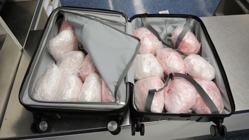A United States teenager has been charged after allegedly attempting to import more than 25 kilograms of meth into Australia. 