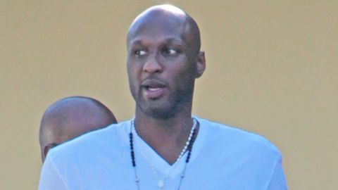 Uh-oh! Lamar Odom gives bizarre slurring interview claiming he was invited to Kimye's proposal